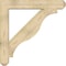 Ekena Millwork Funston Craftsman Rough Sawn Bracket w/ Offset Brace, Douglas Fir, 8"W x 46"D x 46"H BKT0806X46X46FST04RDF - alternate 3